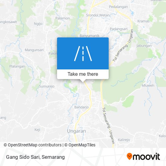 Gang Sido Sari map