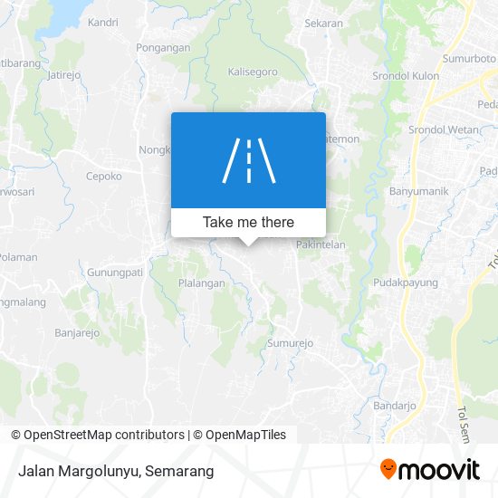 Jalan Margolunyu map