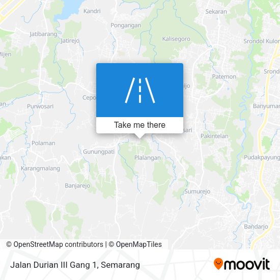 Jalan Durian III Gang 1 map