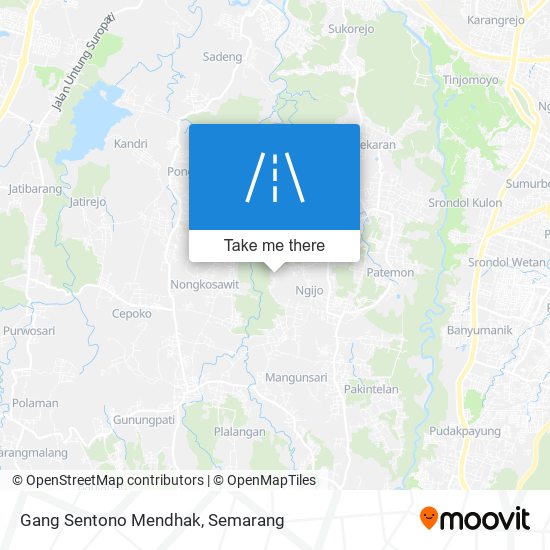 Gang Sentono Mendhak map