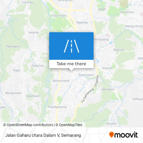 Jalan Gaharu Utara Dalam V map