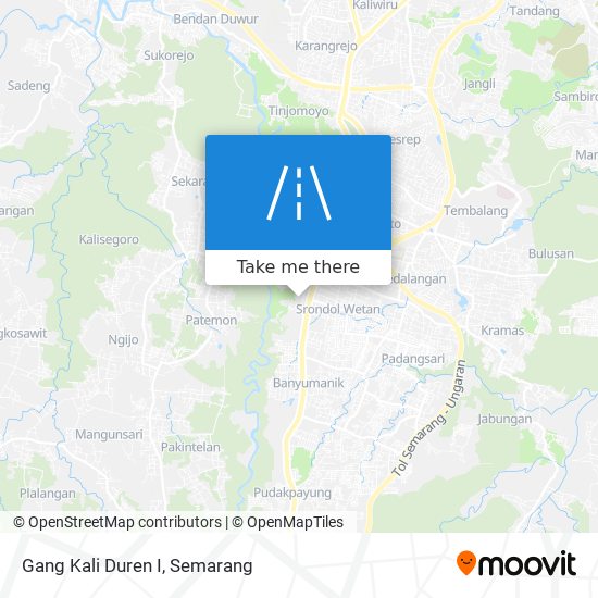 Gang Kali Duren I map