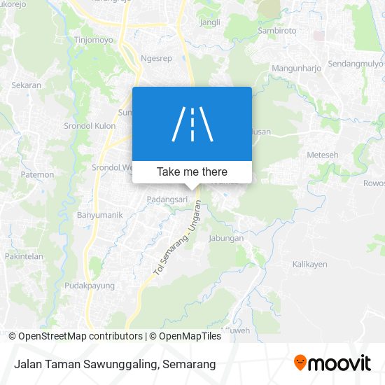 Jalan Taman Sawunggaling map