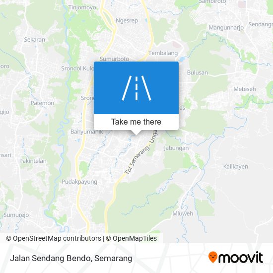 Jalan Sendang Bendo map