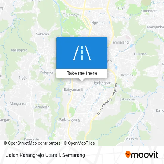 Jalan Karangrejo Utara I map