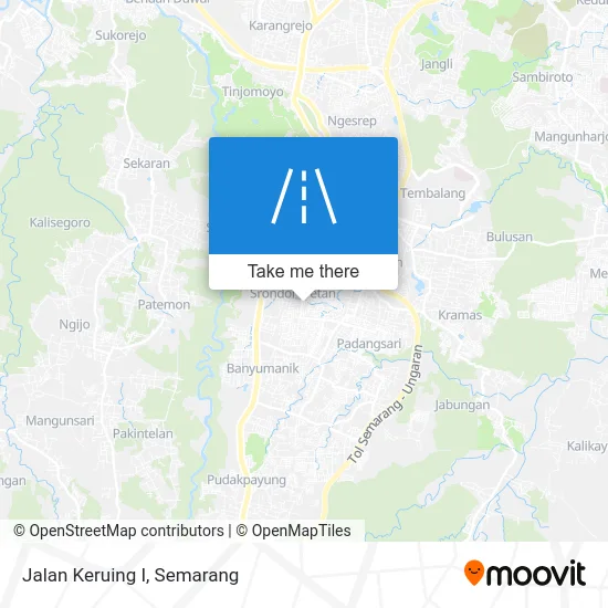 Jalan Keruing I map