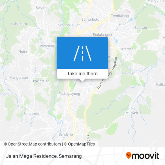 Jalan Mega Residence map