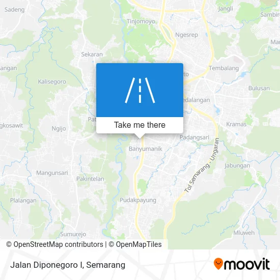 Jalan Diponegoro I map