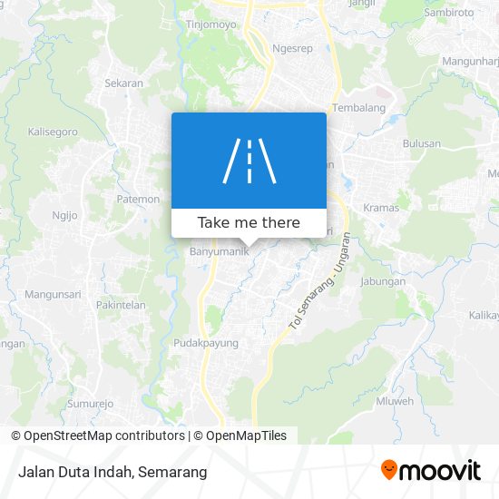 Jalan Duta Indah map