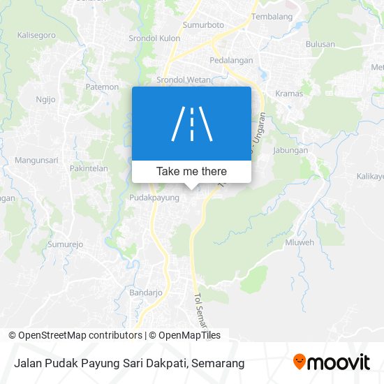 Jalan Pudak Payung Sari Dakpati map