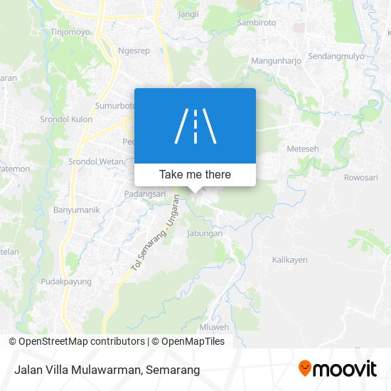 Jalan Villa Mulawarman map