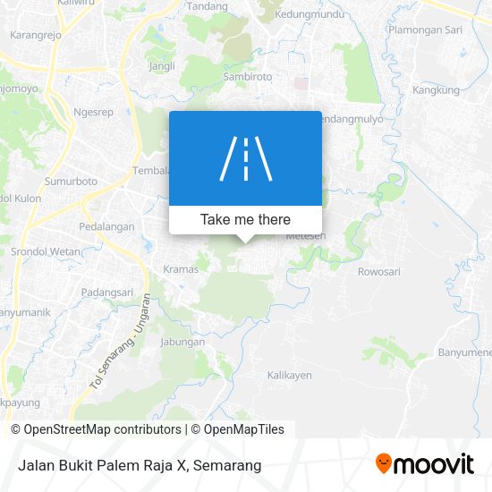 Jalan Bukit Palem Raja X map