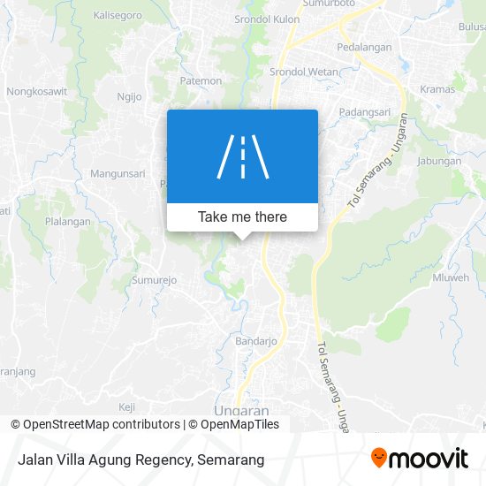 Jalan Villa Agung Regency map