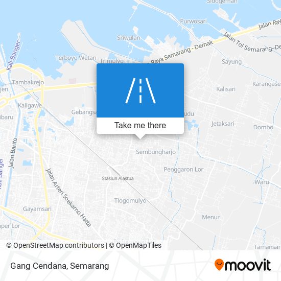 Gang Cendana map