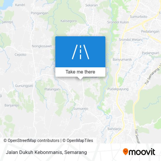 Jalan Dukuh Kebonmanis map