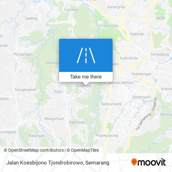 Jalan Koesbijono Tjondrobirowo map