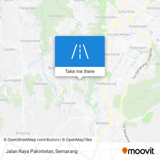 Jalan Raya Pakintelan map