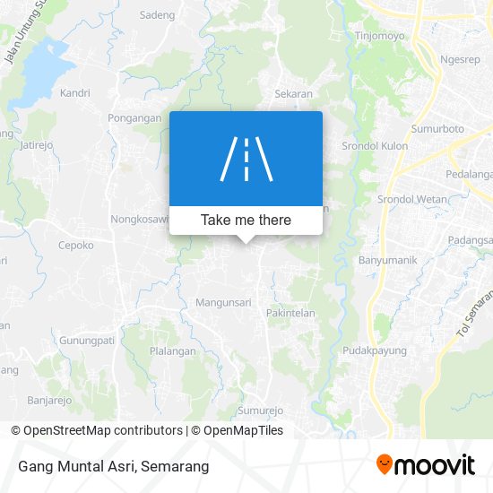 Gang Muntal Asri map