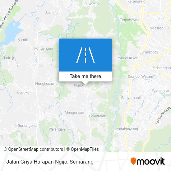 Jalan Griya Harapan Ngijo map