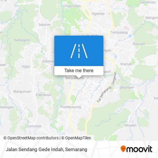 Jalan Sendang Gede Indah map