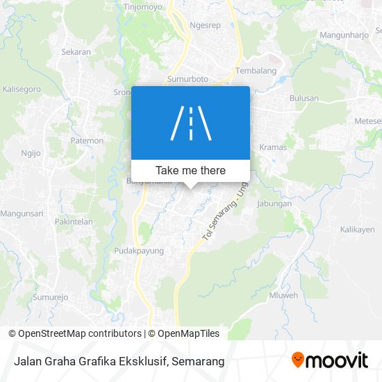 Jalan Graha Grafika Eksklusif map