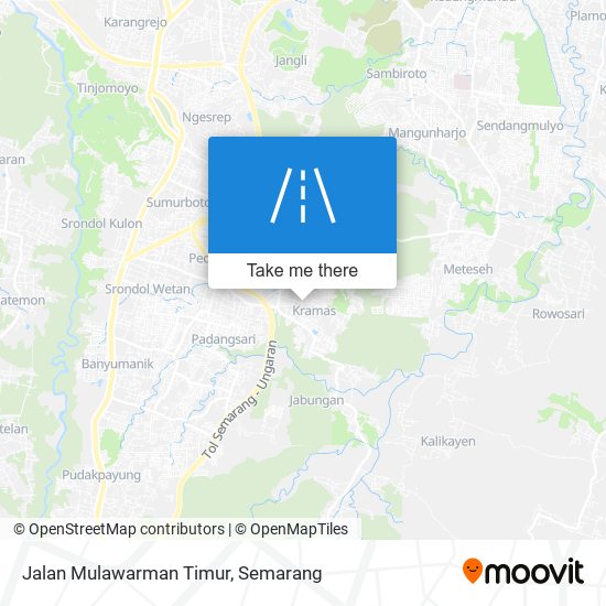 Jalan Mulawarman Timur map