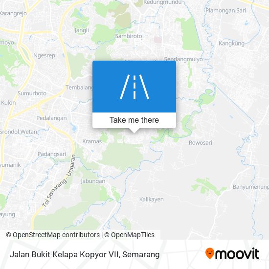 Jalan Bukit Kelapa Kopyor VII map