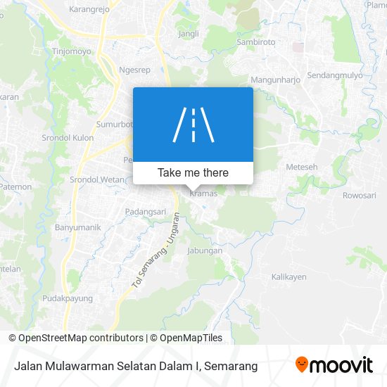 Jalan Mulawarman Selatan Dalam I map