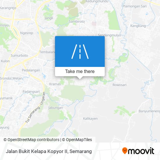 Jalan Bukit Kelapa Kopyor II map