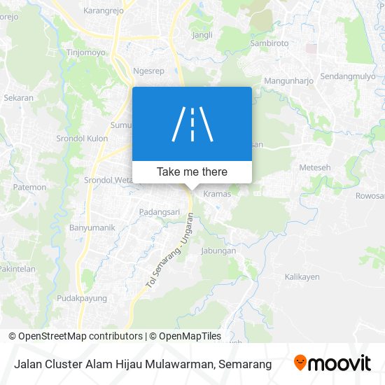 Jalan Cluster Alam Hijau Mulawarman map