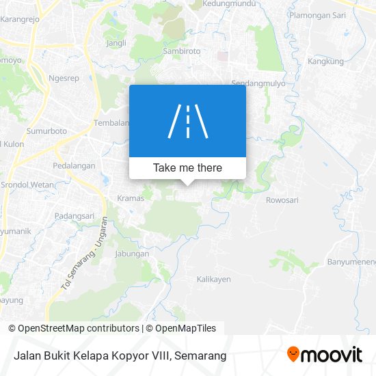 Jalan Bukit Kelapa Kopyor VIII map