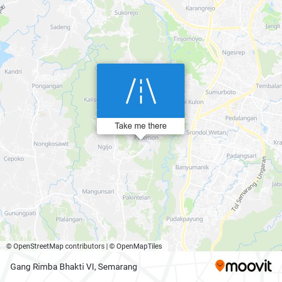 Gang Rimba Bhakti VI map