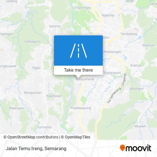 Jalan Temu Ireng map