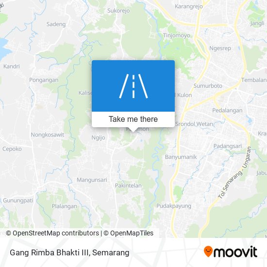 Gang Rimba Bhakti III map