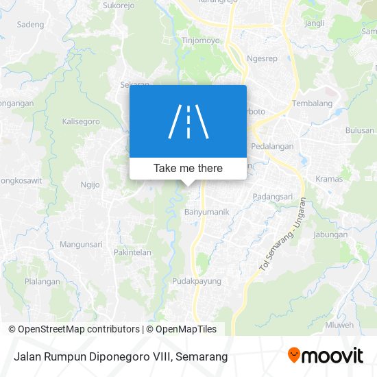 Jalan Rumpun Diponegoro VIII map