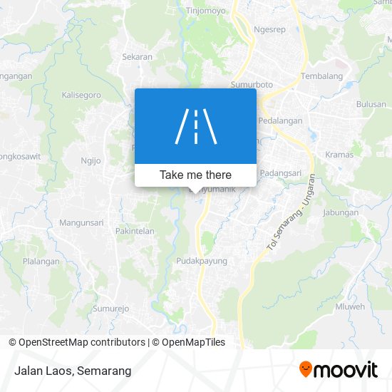 Jalan Laos map