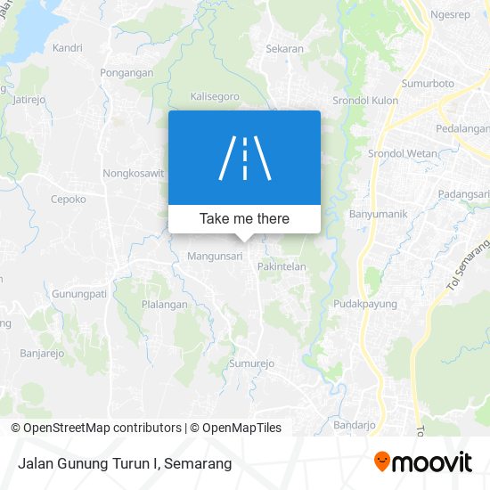 Jalan Gunung Turun I map