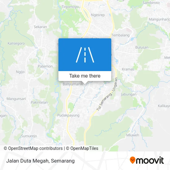 Jalan Duta Megah map