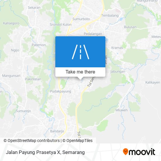 Jalan Payung Prasetya X map