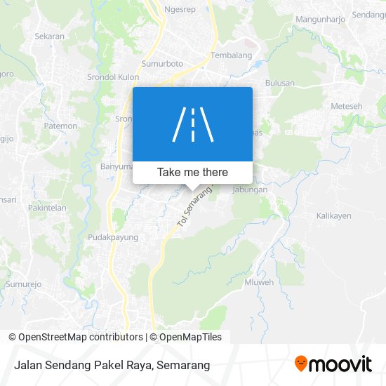 Jalan Sendang Pakel Raya map