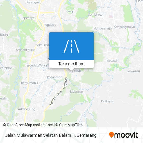 Jalan Mulawarman Selatan Dalam II map