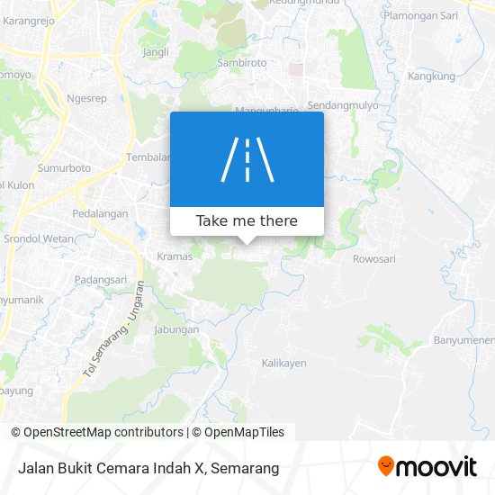 Jalan Bukit Cemara Indah X map