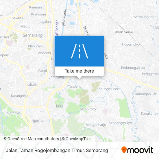 Jalan Taman Rogojembangan Timur map