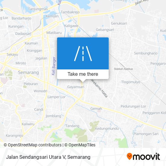 Jalan Sendangsari Utara V map