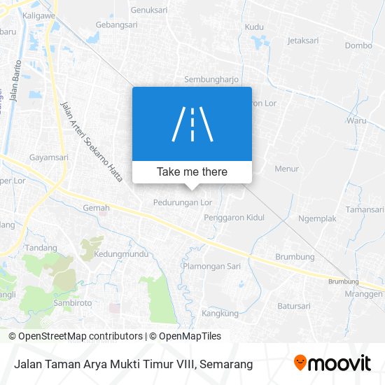 Jalan Taman Arya Mukti Timur VIII map