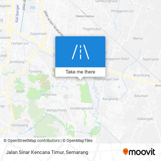 Jalan Sinar Kencana Timur map