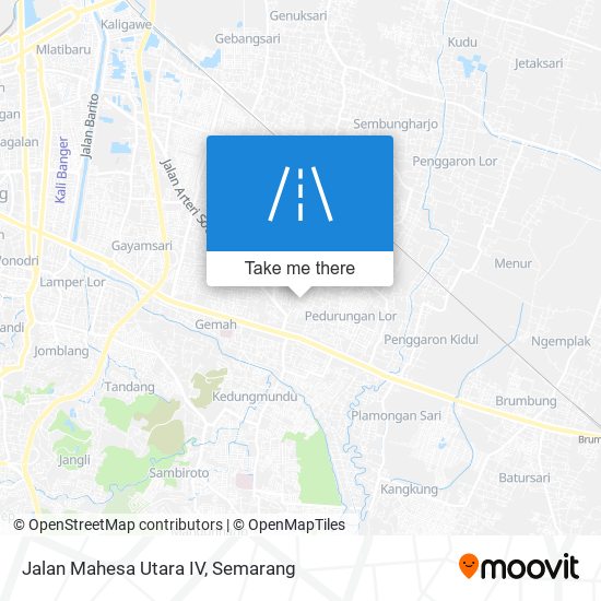 Jalan Mahesa Utara IV map