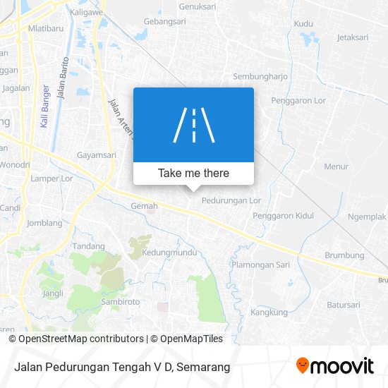 Jalan Pedurungan Tengah V D map