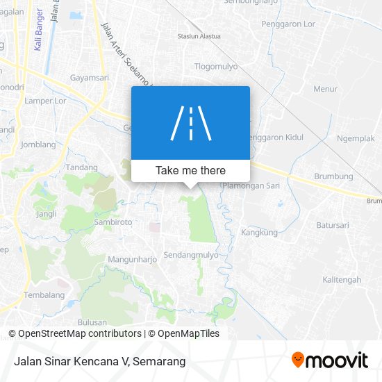 Jalan Sinar Kencana V map