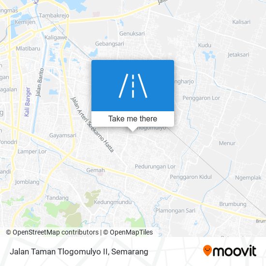 Jalan Taman Tlogomulyo II map